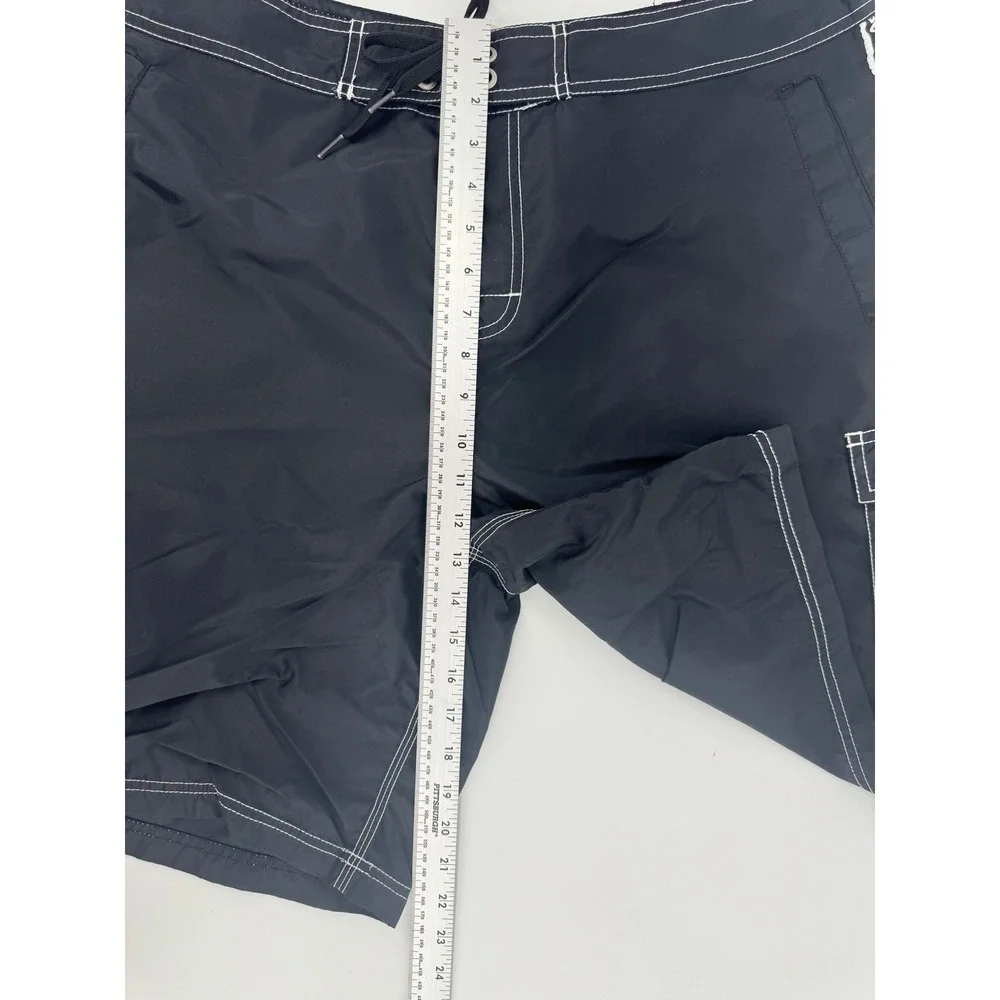 Pelagic Black Fin Shorts Mens 40 Black Board Shorts Fishing Cargo Style 201